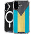 Bahamas Flag Distressed iPhone 16 Plus MagSafe Case